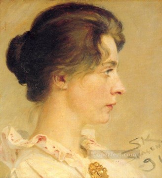 ペダー・セヴェリン・クロイヤー Painting - マリー・ド・ペルフィル 1891 ペダー・セヴェリン・クロイヤー